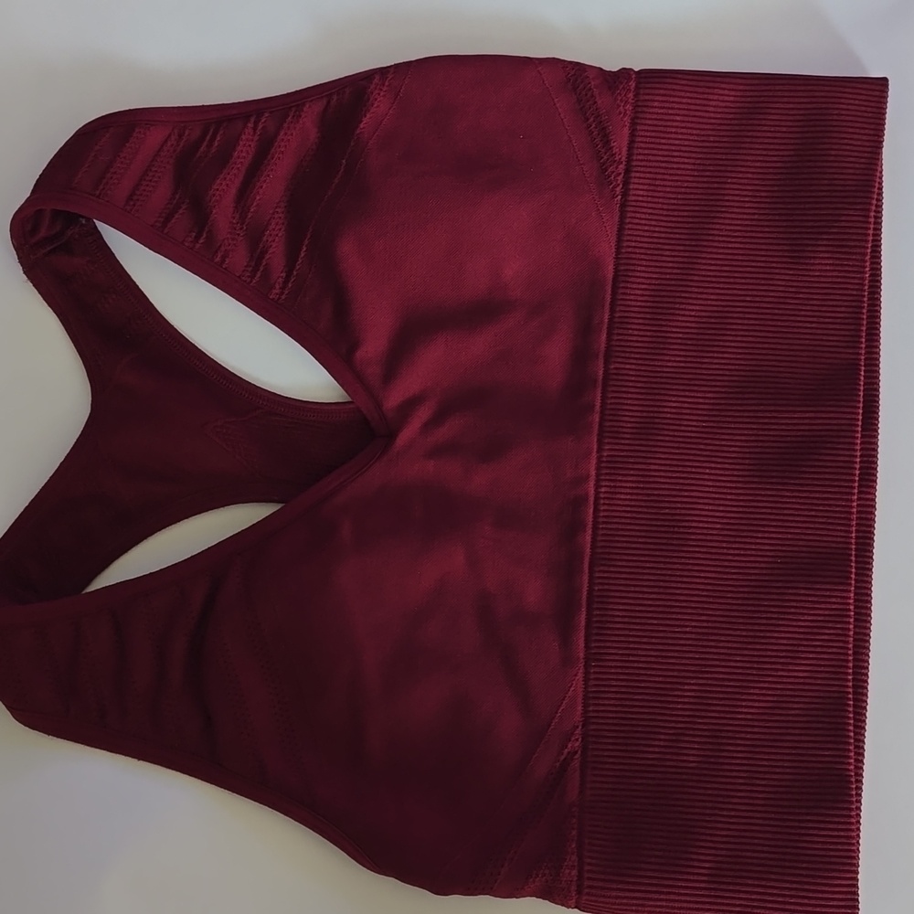 Pink Victorias Secret Sport Red Bra Size Small